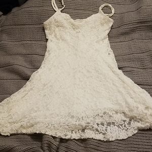 White lace dress, size small
